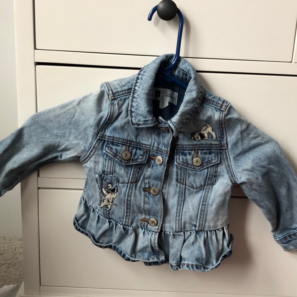 GAP Jean Jacket with Disney Dalmatians 2yrs NWOT